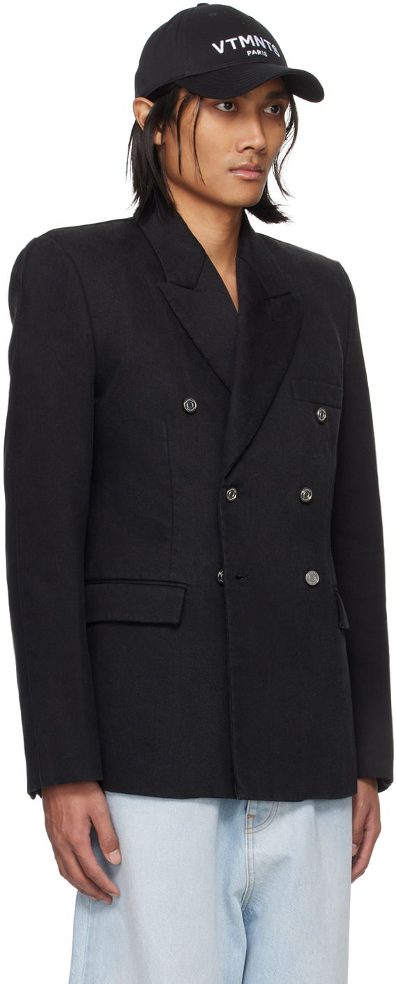 Bunda VETEMENTS VETEMENTS Tailored Double-Breasted Blazer Čierna | VL20JA580B, 1