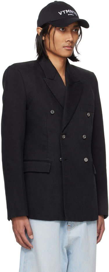 Bunda VETEMENTS VETEMENTS Tailored Double-Breasted Blazer Čierna | VL20JA580B, 1