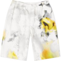 Obscured Flower Printed Shorts