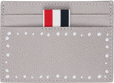 Peňaženka Thom Browne Pebbled Leather Card Holder Šedá | UAW062A-00198, 1