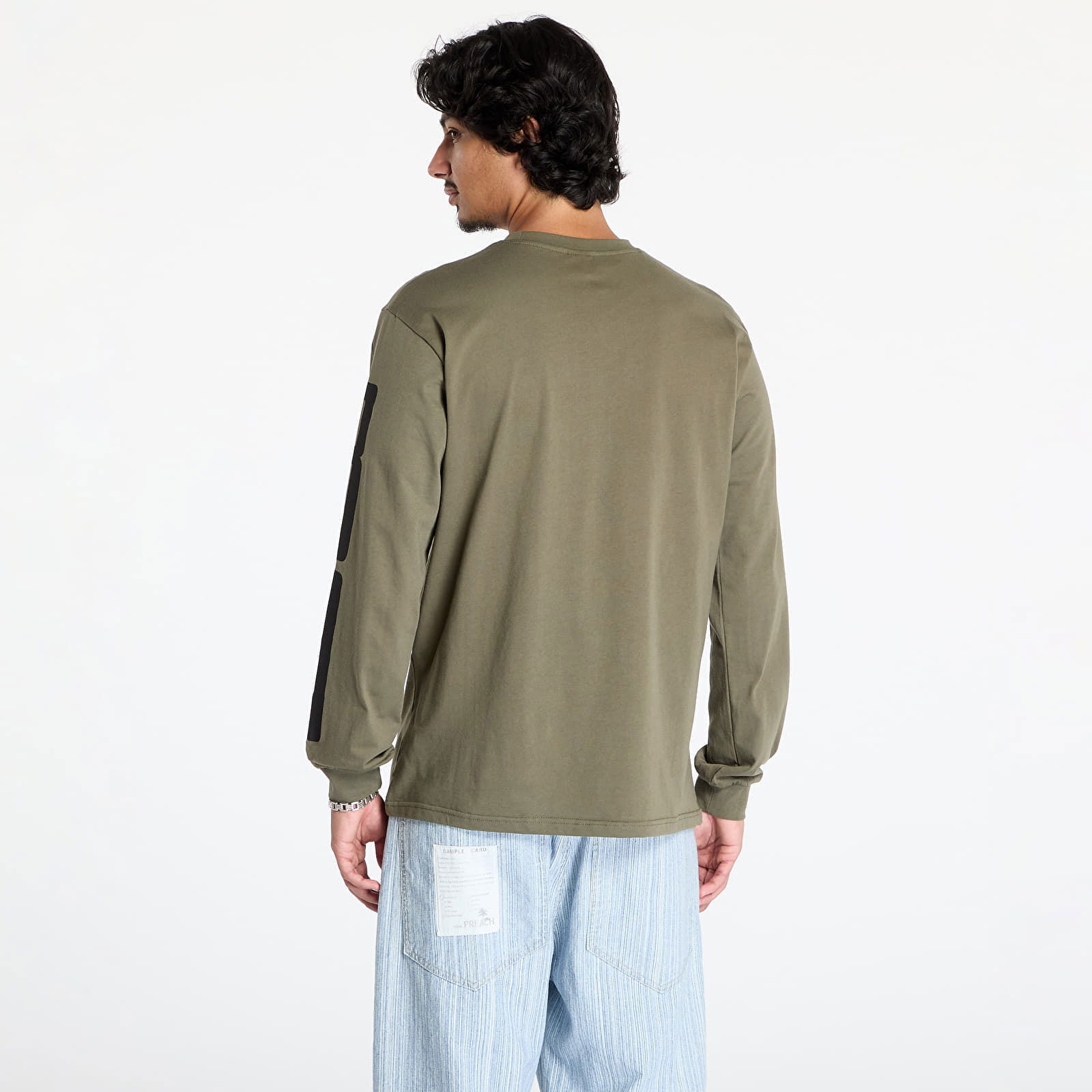 Tall Typo Long Sleeve T-Shirt Burnt Olive M