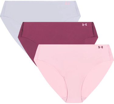 Nohavičky Under Armour 3-Pack No Show Bikini Panties Ružová | 1383897-697, 2
