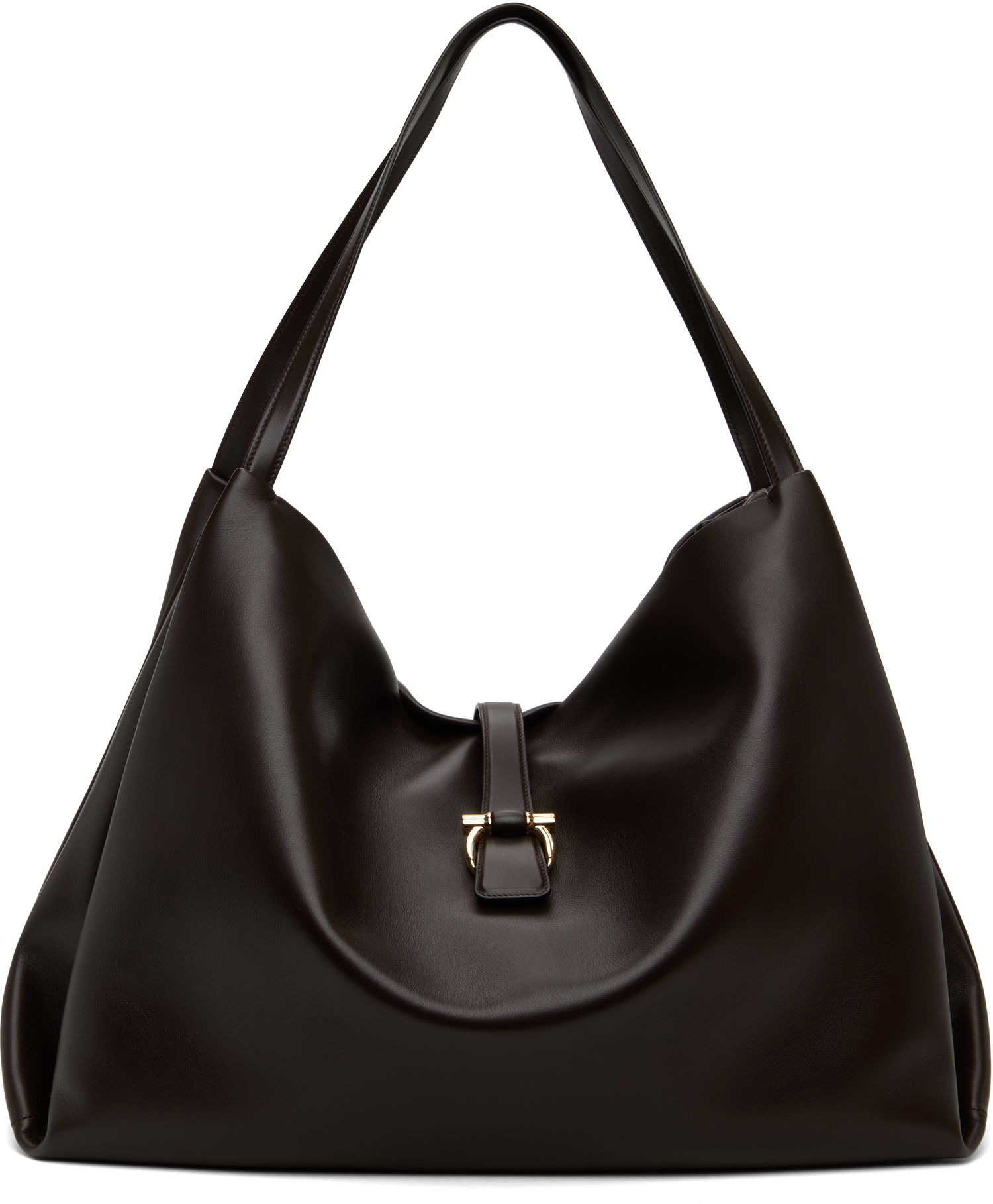 Tote bag FERRAGAMO Salvatore Ferragamo New Line Large Tote Hnedá | 779070, 0