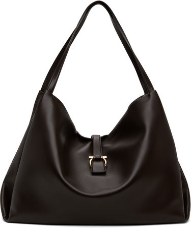 Tote bag FERRAGAMO Salvatore Ferragamo New Line Large Tote Hnedá | 779070, 0