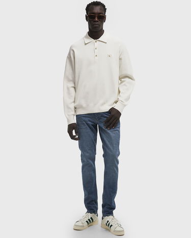Sveter CALVIN KLEIN Calvin Klein Jeans Polo Sweater Biela | J30J327095YBI, 1