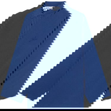Polo tričko A.P.C. JW Anderson x Murray Oversized Pique Polo Tee Navy | COGUZ-M26280-IAJ, 0