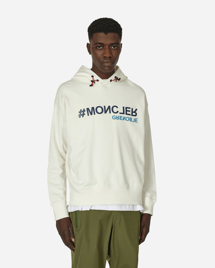 Mikina Moncler Day-Namic Hooded Sweatshirt White Biela | 8G000108098U 041