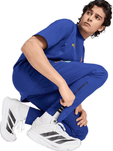 Nohavice adidas Performance Italy Tiro Travel Pants Modrá | JY7054, 4