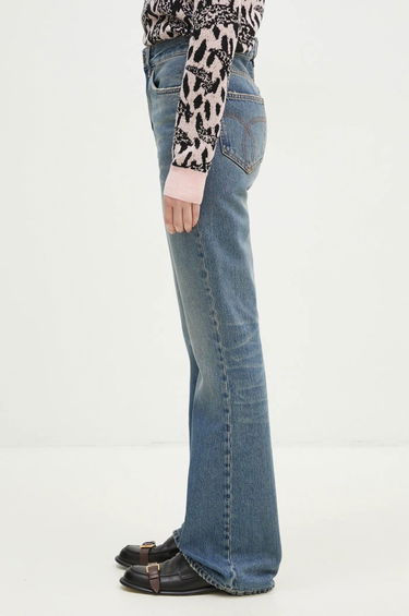 Džínsy Fiorucci Fiorucci Flared Medium Waist Jeans Modrá | U01FPDJE083DN01DN02, 1