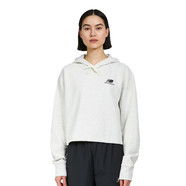 Mikina New Balance Essentials Uni-ssentials Crop Hoodie Biela | UT21502_SAH, 0