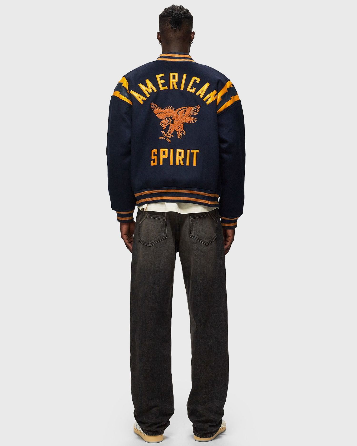 Bomber bunda Rhude 'American Spirit' Bomber Jacket Navy | RHPS24JA01612133, 1