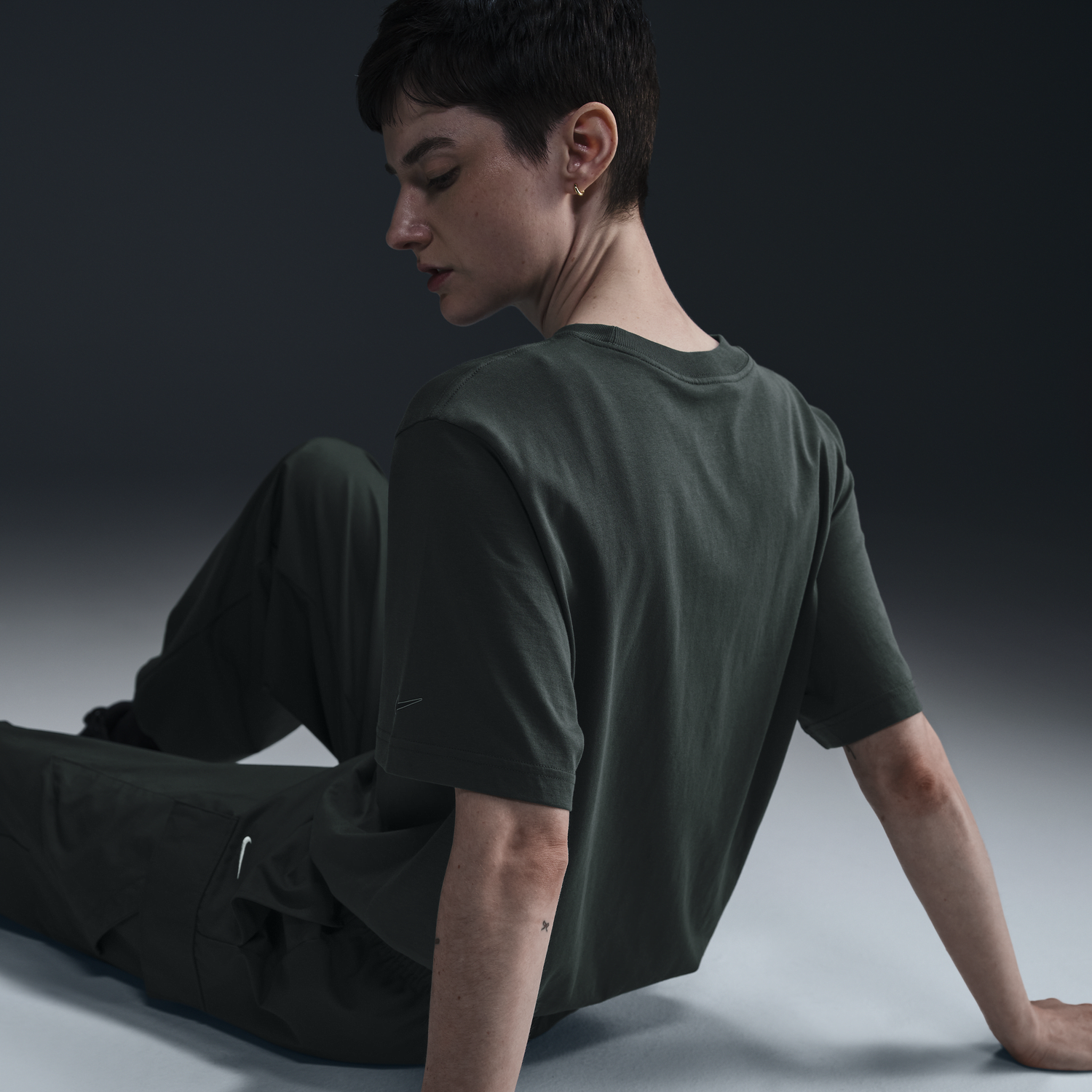 Tričko Nike Sportswear T-Shirt Zelené | HQ1679-338, 1