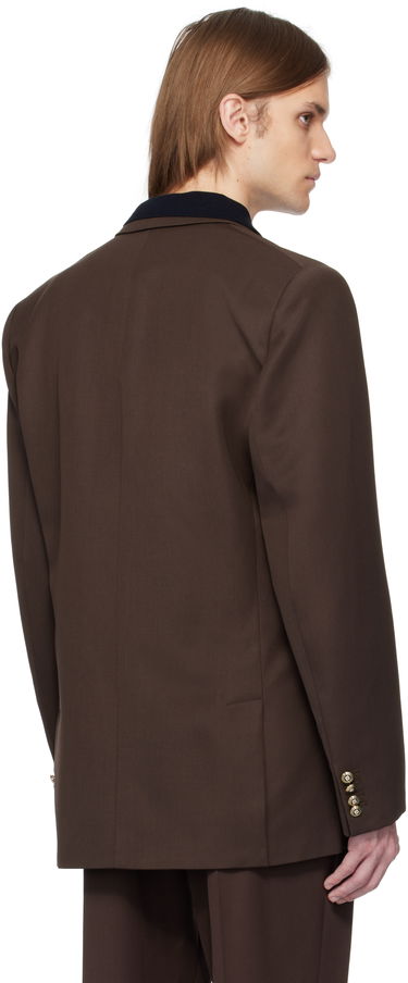 Bunda Casablanca Casablanca Wool Double Breasted Blazer Hnedá | MS25-JK-363-01, 2