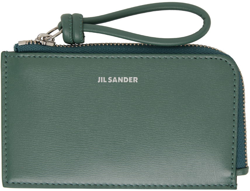 Peňaženka Jil Sander Giro Card Holder Zelené | J07UI0021_P5354, 0