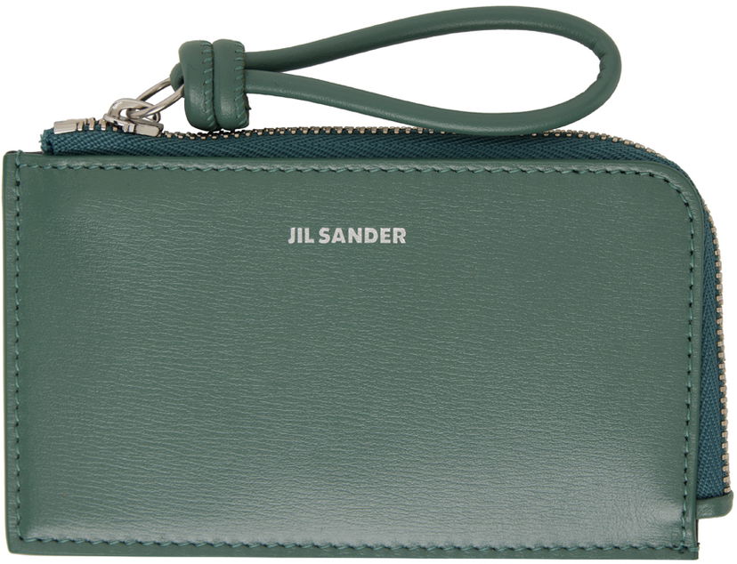 Peňaženka Jil Sander Giro Card Holder Zelené | J07UI0021_P5354