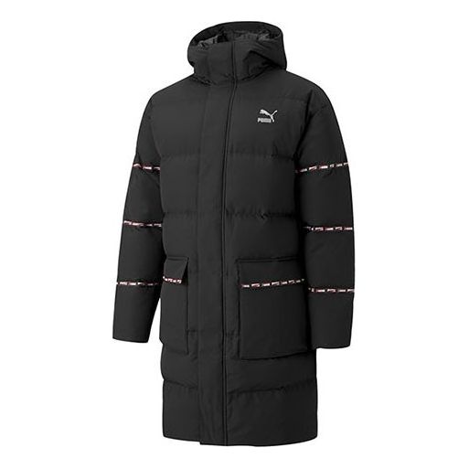 Prešívaná bunda Puma Classic Long Down Jacket Čierna | 846422-01, 0