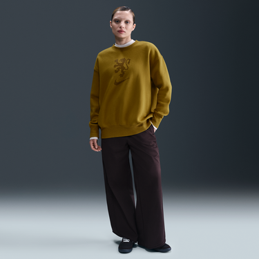 Mikina Nike Netherlands Phoenix Fleece Crew Sweatshirt Žltá | HJ4109-716, 2
