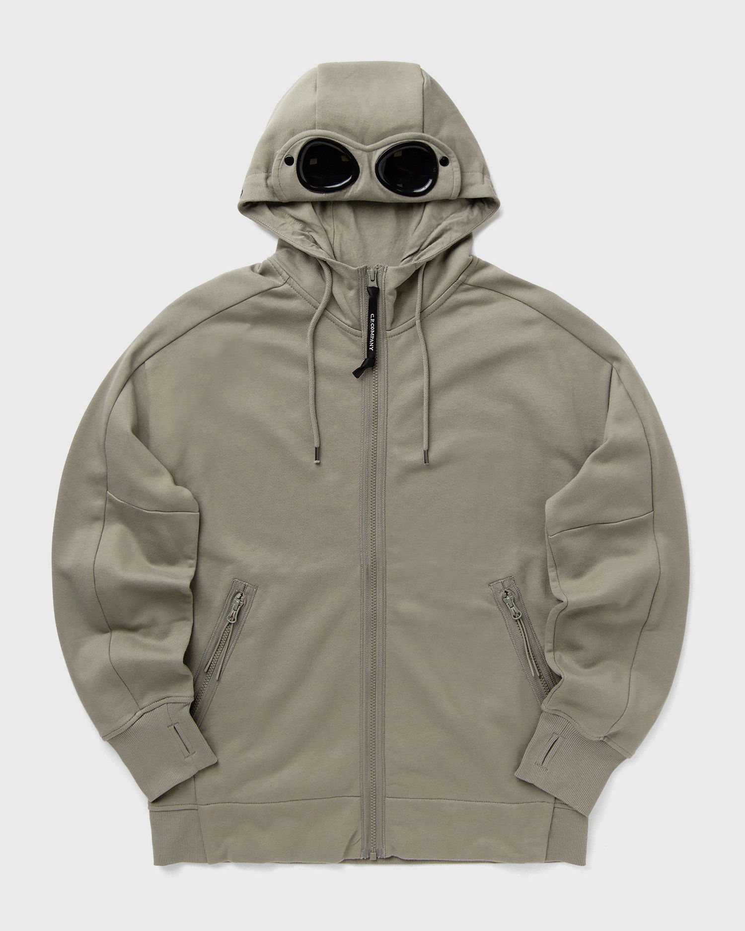 Mikina C.P. Company Hooded Zip-Up Sweatshirt Šedá | 19CMSS715A005086W-356, 1