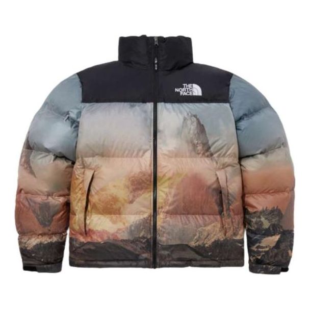 Prešívaná bunda The North Face 1996 Novelty Nuptse Mountain Print Puffer Jacket Rôznofarebný | NJ1DP76B, 0