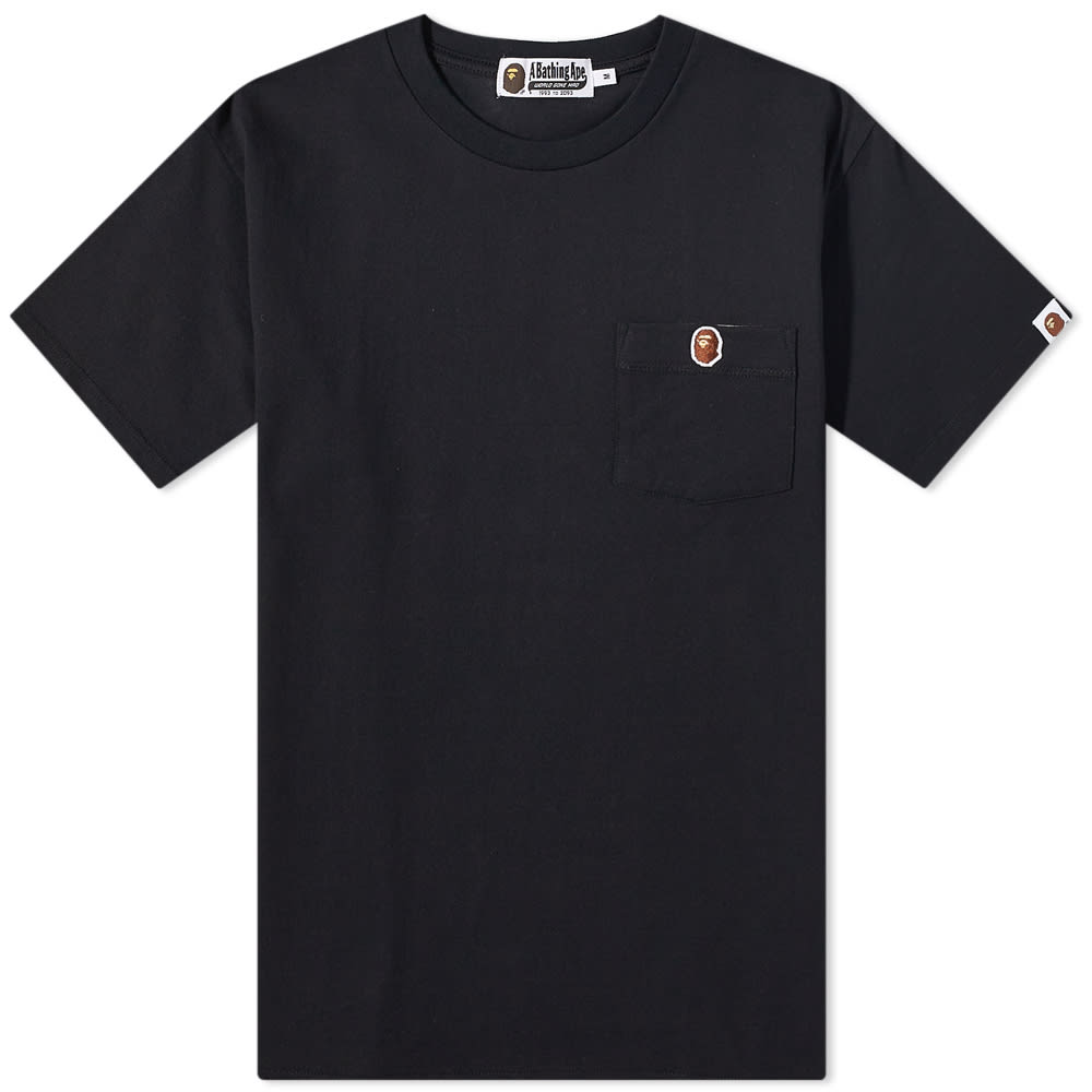 A Bathing Ape Ape Head One Point Pocket Tee