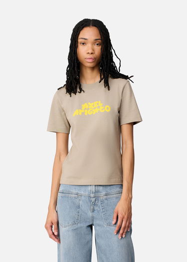 Tričko AXEL ARIGATO Bubble T-Shirt Béžová | A3848004, 2