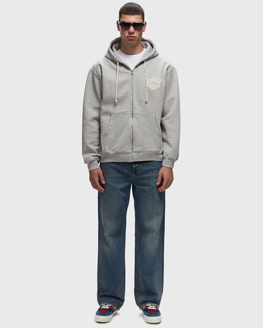 Mikina By Parra 1976 Logo Zip Hoodie Šedá | 52316, 1