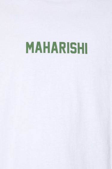 Tričko Maharishi Maharishi Woodblock Dragon Long Sleeve T-Shirt Biela | 1277.WHITE, 6