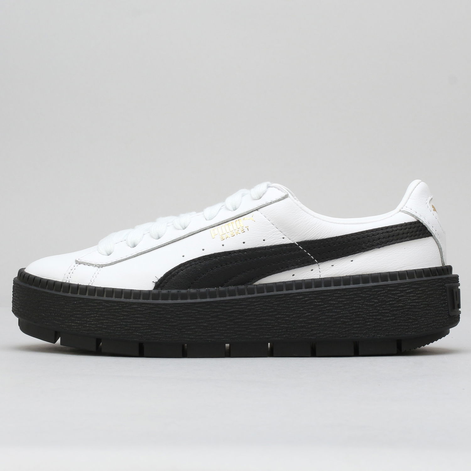 Tenisky a topánky Puma Platform Trace L Wn's white - black Biela | 366109 02, 1