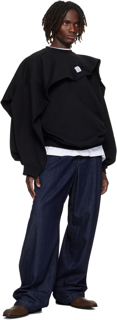 Mikina VETEMENTS VETEMENTS Double Layered Sweatshirt Čierna | UH76CW400B, 3