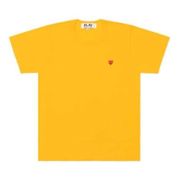 Tričko Comme des Garçons PLAY Small Emblem T-Shirt Žltá | AZ-T314-051-3, 0