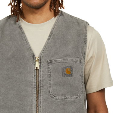 Vesta Carhartt WIP Vest Šedá | I030438.89.FH, 3