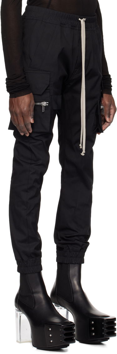 Cargo nohavice Rick Owens Rick Owens Hollywood Mastadon Cargo Pants Čierna | RU01E5396 TE, 1
