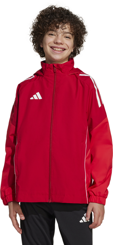 Vetrovka adidas Originals Adidas TIRO25C Hooded Jacket Červená | ji6533, 4