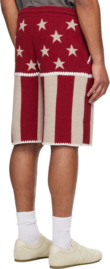 Šortky Palm Angels Stars & Stripes Shorts Rôznofarebný | PMHM015F25KNI001256F, 2
