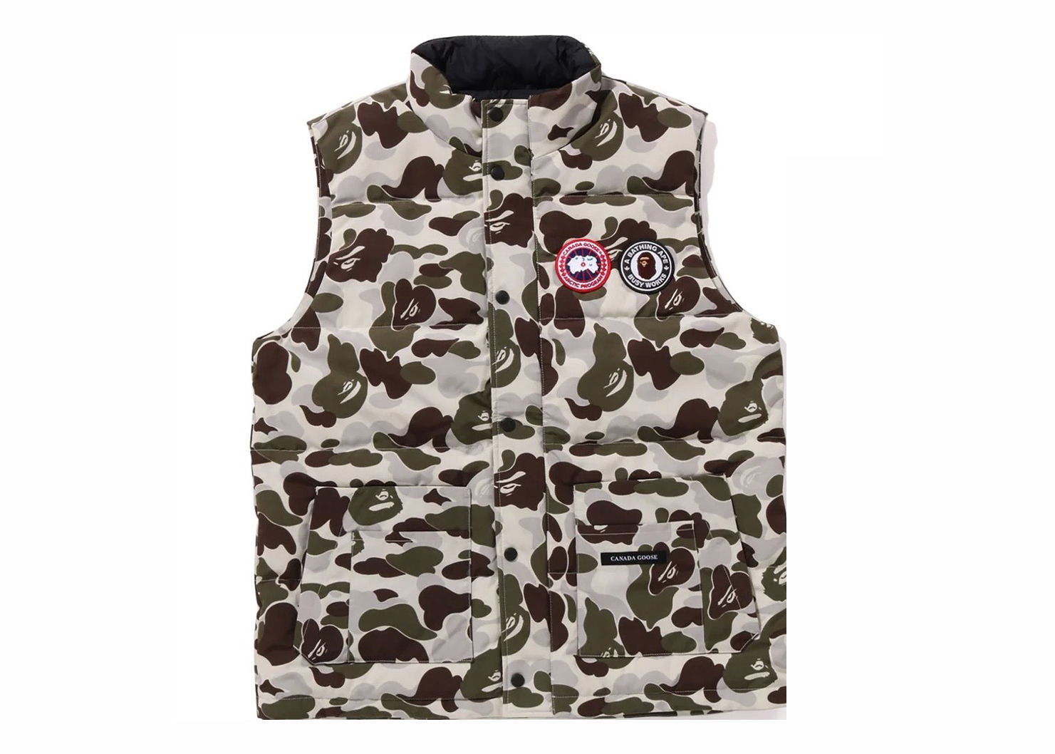 Vesta BAPE BAPE x Canada Goose Freestyle Vest Grey Šedá | 1J73-144-902, 0