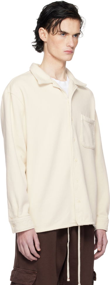 Košeľa LES TIEN Heavyweight Long Sleeve Shirt Béžová | CF-1101, 1