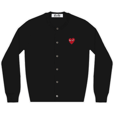 Sveter Comme des Garçons PLAY Heart Cardigan Čierna | AZ N007 051 1, 0