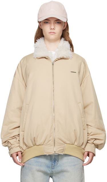 Bomber bunda We11done We11done Harrington Bomber Jacket Béžová | WD-JP2-24-062-U-BG, 0