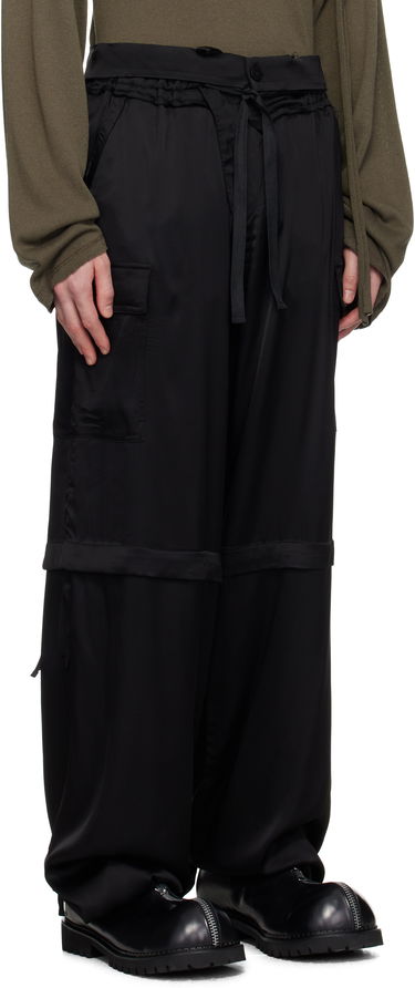 Cargo nohavice Ottolinger Ottolinger Baggy Cargo Pants Čierna | 111-200111-01, 1