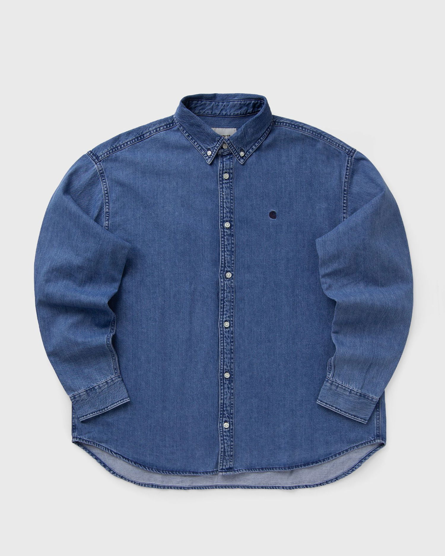 Košeľa Carhartt WIP Long Sleeve Lucas Denim Shirt Modrá | I034525-01.06, 0