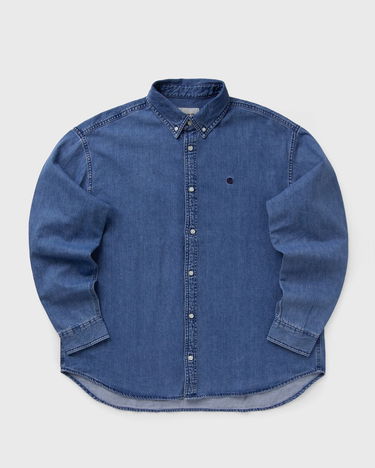Košeľa Carhartt WIP Long Sleeve Lucas Denim Shirt Modrá | I034525-01.06, 0