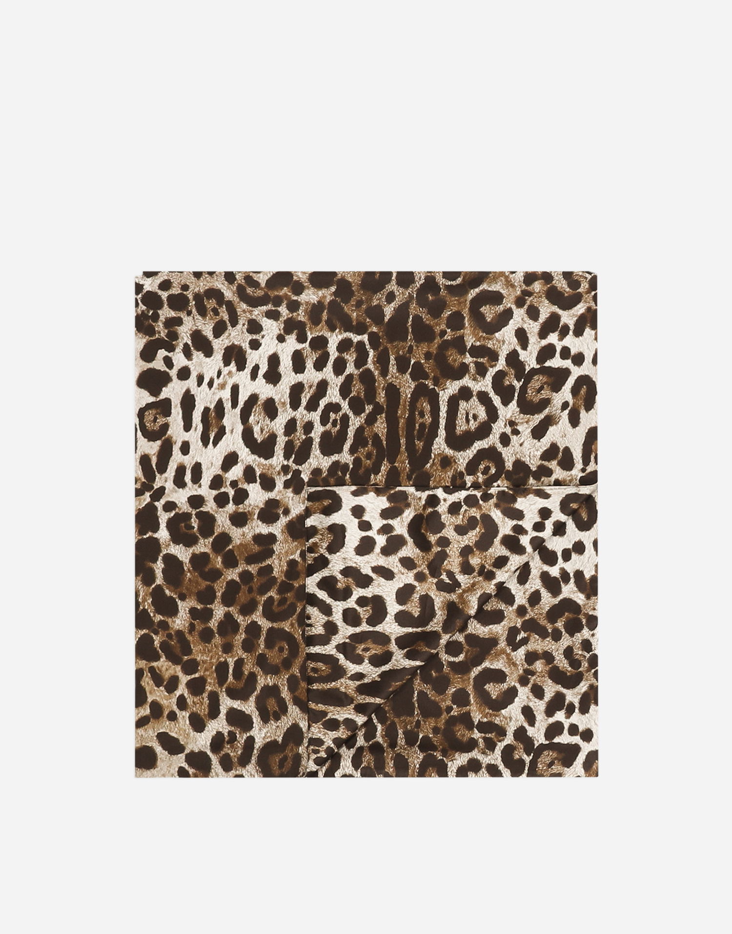Home decor Dolce & Gabbana Dolce & Gabbana Cotton Sateen Leopard Print Duvet Cover Hnedá | TCE049TCAKFUL003, 1