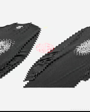 Tričko Aries Grunge Faded Longsleeve T-Shirt Čierna | AR6002604 Black, 1