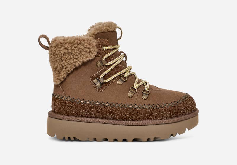 Tenisky a topánky UGG Classic Alpine Lace-Up Boot Hnedá | 1158271-HCK