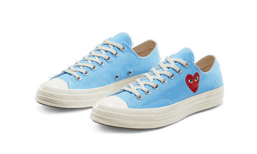 Tenisky a topánky Converse Comme des Garçons PLAY x Chuck Taylor All-Star 70s OX Modrá | 168303C, 2
