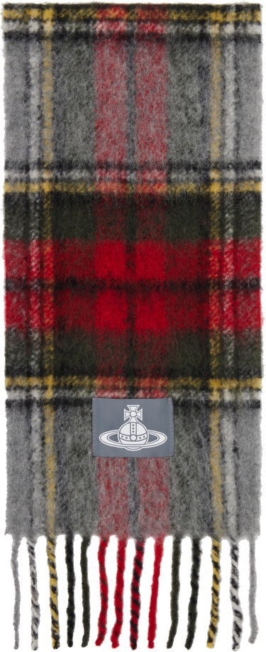 Šál Vivienne Westwood Plaid Alpaca Scarf Rôznofarebný | 8103014F-W01BM-, 0