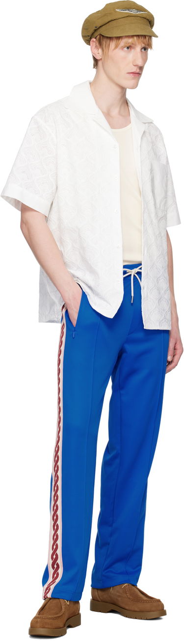 Tepláky Drôle de Monsieur Drole De Monsieur 'Le Track Pants Tresse' Track Pants Modrá | G-SP007-PL135-BE, 3