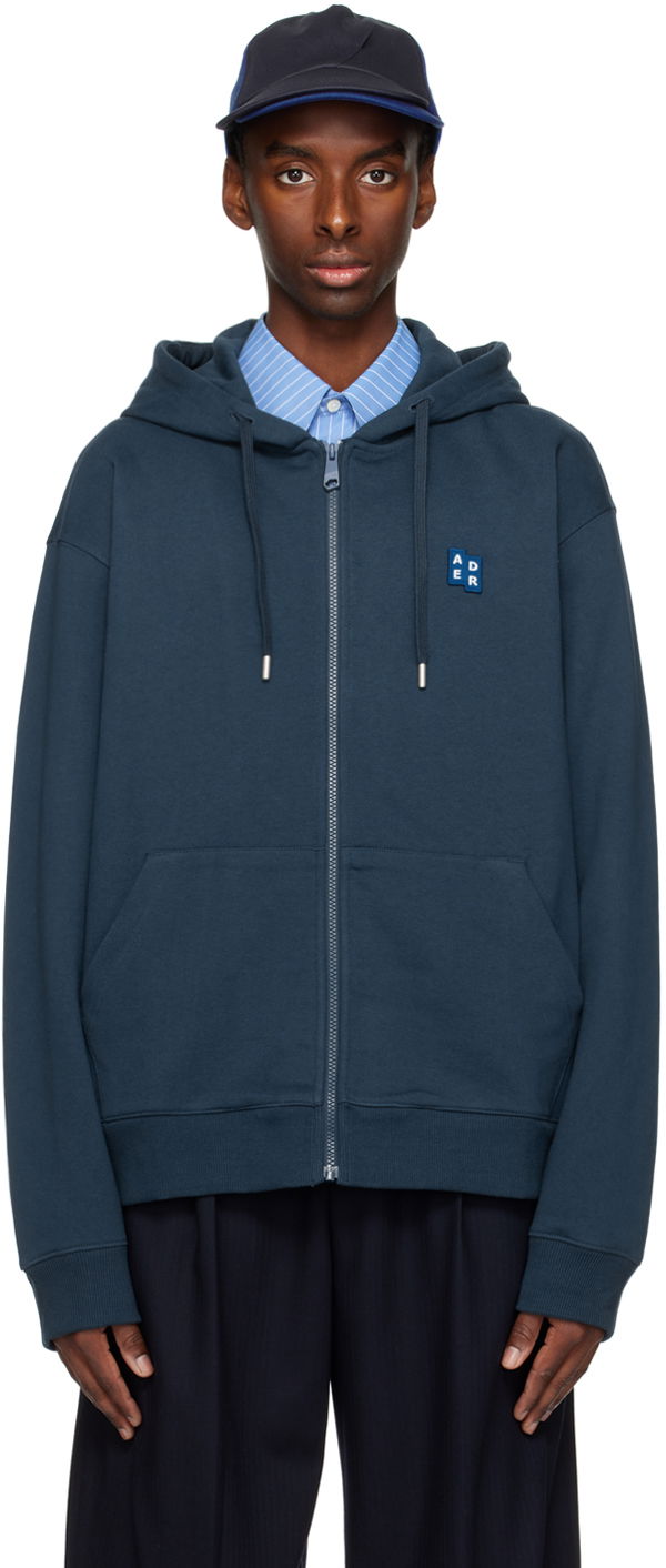 Mikina ADER ERROR Zip Hoodie Modrá | BMSGFYHD0401NV, 0