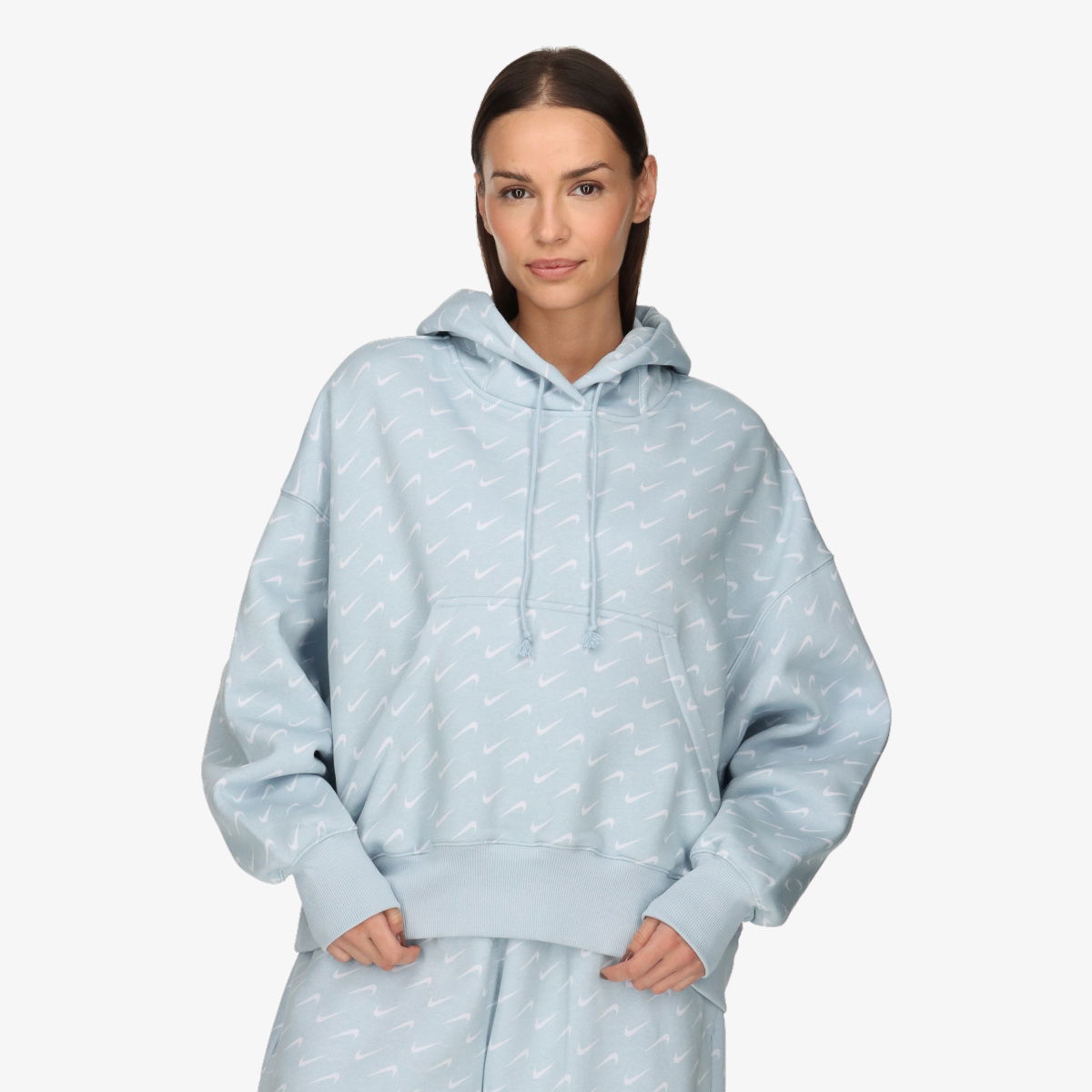 Mikina Nike Women's Fleece Hoodie Modrá | FN3648-440, 0