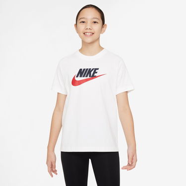 Tričko Nike Sportswear Big Kids T-Shirt Biela | FZ5178-100, 0
